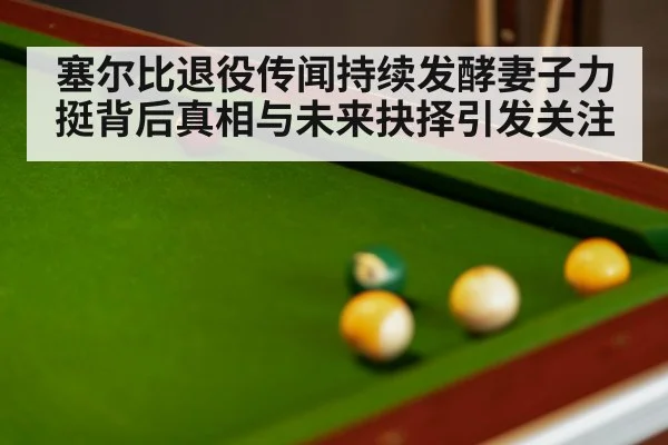 塞尔比退役传闻持续发酵妻子力挺背后真相与未来抉择引发关注